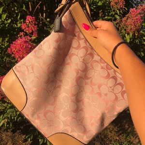 Vintage Pink Coach bag